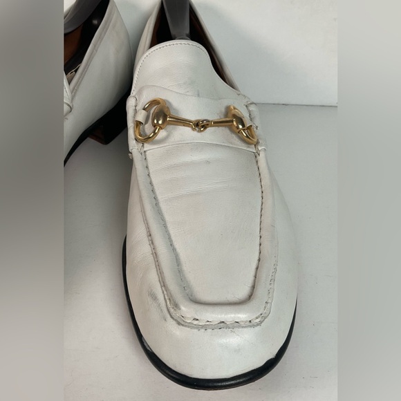 Johnston Murphy Horse Bit Loafer | Aristocraft | White | USA Made | 10.5 A main image 14